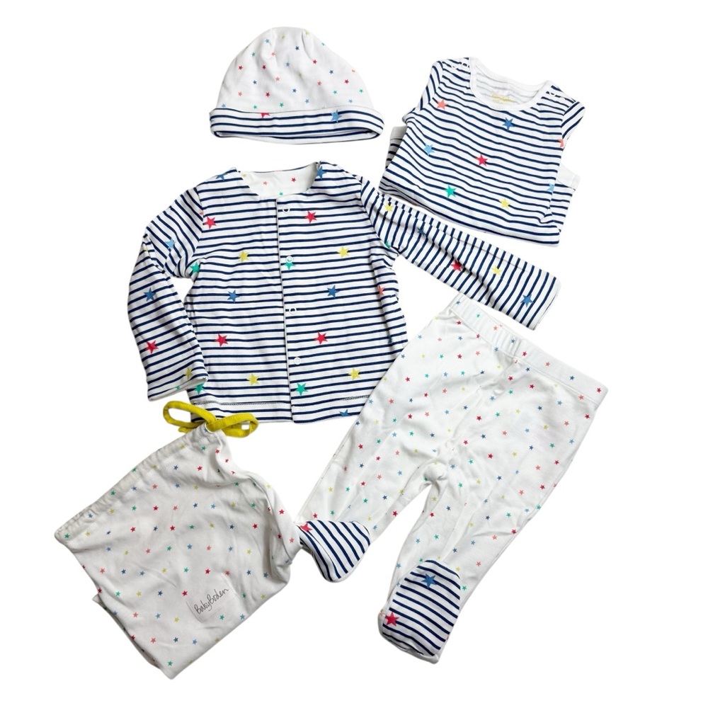 New! Baby Boden cotton reversible gift set
